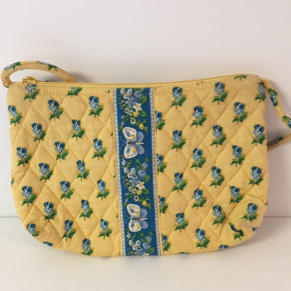 Vera Bradley USA Katherine Retired Sm Yellow Bag - Picture 3 of 8